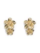 Pcpatricia Earrings- Gold Flowers image