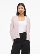 Viril Short Knit Cardigan-Cherry Blossom