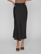 Viellette High Waist Midi Skirt-Black image