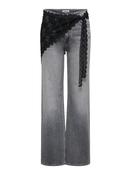 Onlsof Lace Scarf-Black
