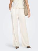 Onlgoa Mid Waist Linen Trousers-Off White image