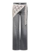 Onlsof Lace Scarf-Antique White