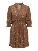 Onlraya Dress-Cocoa Brown/Milly Dots