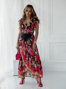 Maxi Dress "Imperial Garden" – Wrap Style