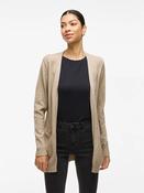 Viril Open Knit Cardigan-Natural