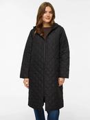 Vitate Hooded Coat-Black image