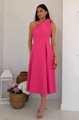 Keeley Bow Shoulder Maxi Dress Pink image