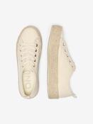 Onlisa Lace Up Espadrille Trainers-Cream image