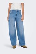 Onltamy High Waist Barrel Jeans-Light Blue Denim image