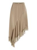 Vilea High Low Lace Skirt-Khaki image