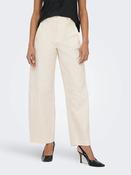 Onlclair Mid Waist Barrel Trouers-Cream image