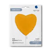 Heart 18" Matte Mustard image