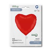 Heart 18inc Matte Red Single Pack image