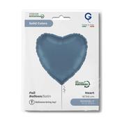 Heart 18inc Satin Blue Jeans Single Pack image