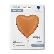 Heart 18" Satin Caramel image