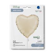 Heart 18" Satin Cream image
