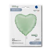 Heart 18" Satin Glazed Mint image