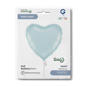 Heart 18inc Satin Pastel Blue Single Pack image