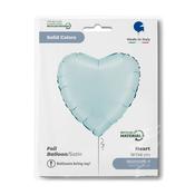 Heart 18" Satin Pastel Blue image