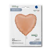 Heart 18" Satin Peach image
