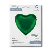 Heart 18inc Dark Green Single Pack image