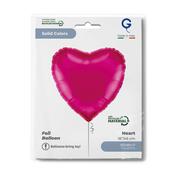 Heart 18inc Magenta Single Pack image