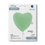 Heart 18" Matte Green image