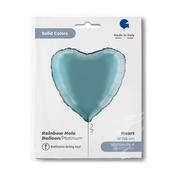 Heart 18" Rainbow Holographic Platinum Tenerife Sea image
