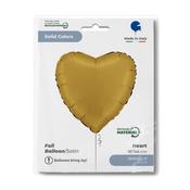 Heart 18" Satin Gold image