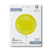 Round 18inc Matte Lime Green Single Pack image