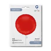 Round 18inc Matte Red Single Pack image