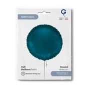 Round 18inc Satin Petrol Blue Single Pack image