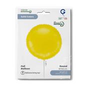 Round 18inc Pastel Yellow Single Pack image