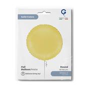 Round 18inc Matte Yellow Single Pack image