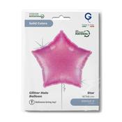 Star 18inc Glitter Holographic Fuxia - Single Pack image