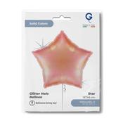 Star 18inc Glitter Holographic Rose Gold - Single Pack image