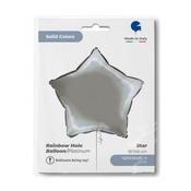 Star 18" Rainbow Holographic Platinum Pure image