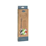 BioPak Coloured Paper Straws (Pack of 20) image
