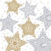 Bio Napkins Snowstar White (Pack of 20)