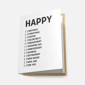 Happy... - Greeting Card image