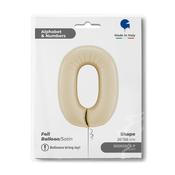 Number 0 Satin Cream 26" image
