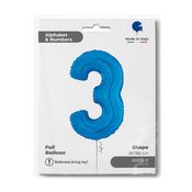 Number 3 Blue 26" image