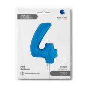 Number 4 Blue 26" image