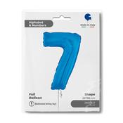 Number 7 Blue 26" image