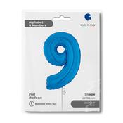 Number 9 Blue 26" image