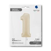 Number 1 Satin Cream 26" image