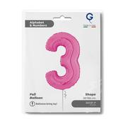 Number 3 Fuxia 26" image