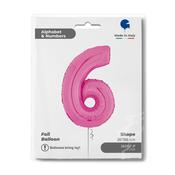 Number 6 Fuxia 26" image