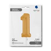 Number 1 Gold 26" image