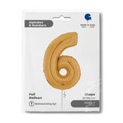Number 6 Gold 26" image